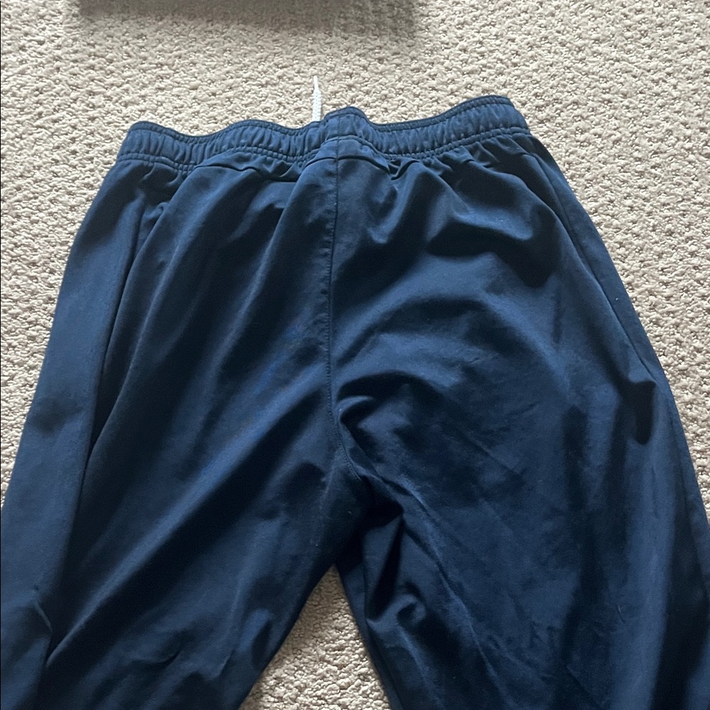 Adidas Navy Blue Tracksuit with White Stripes - Picture 9 of 10